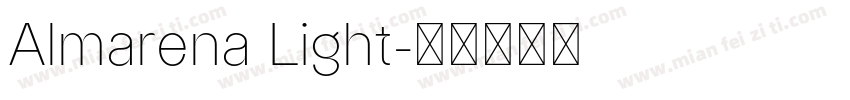 Almarena Light字体转换